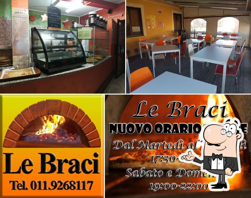 The interior of Le Braci Pizza Da Asporto Di Papurel Begin D