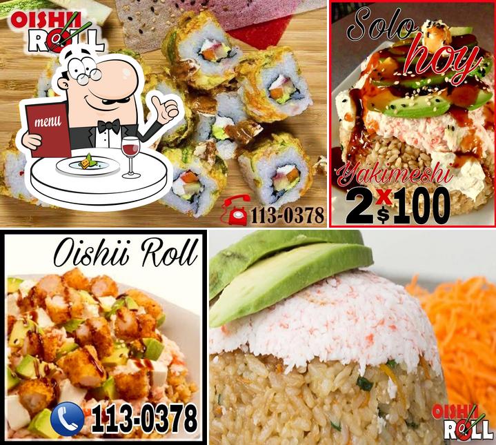 Comida en Oishii Roll