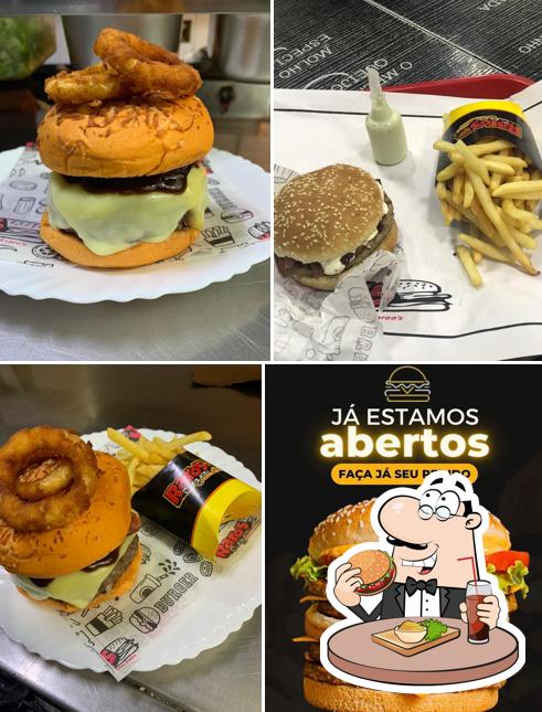 Hambúrguer em Raroo's Burguer Maria Paula