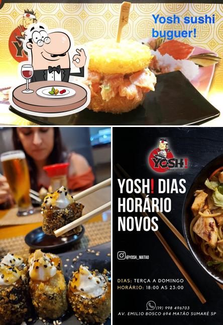 Comida em Yosh Comida Japonesa