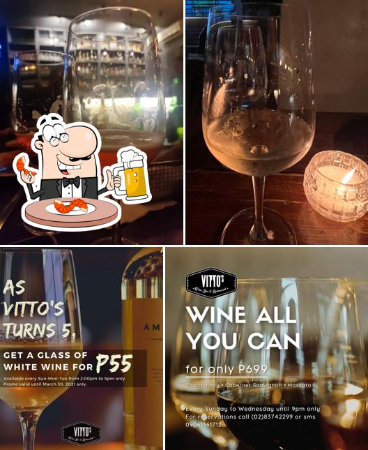 Vitto's Wine Bar & Restaurant offers a number of beers