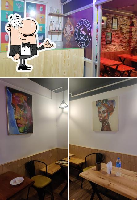 The interior of Downtown Cafe