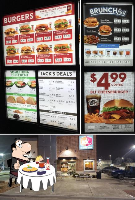 Get a burger at Jack in the Box