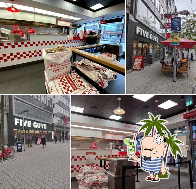 Look at this image of Five Guys Hannover Bahnhofstraße
