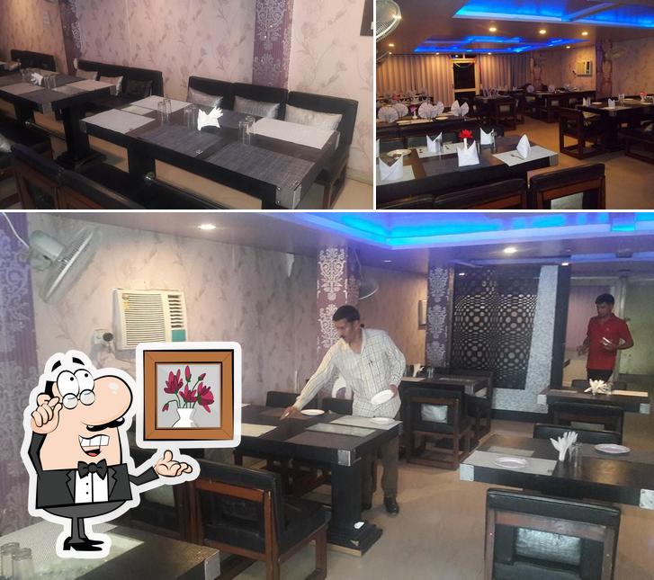 The interior of Hotel Zaika Restaurant Tarn Taran