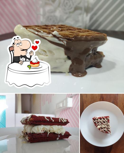 Authentic Belgian Waffles offers a range of sweet dishes