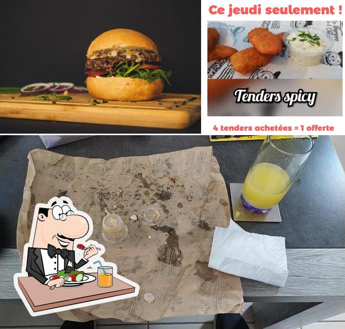 Les Burgers de l'Ouest se distingue par sa nourriture et intérieur