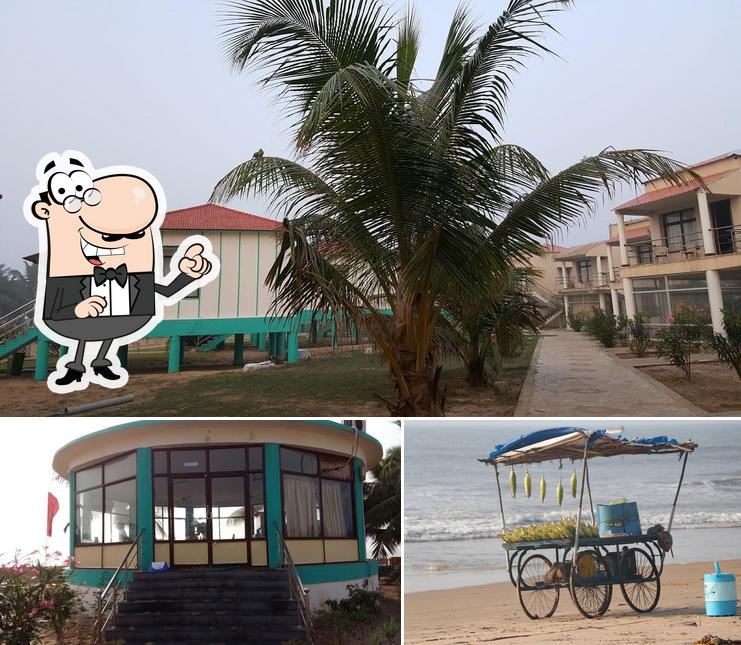 Haritha Beach Resort Suryalanka is distinguished by exterior and food