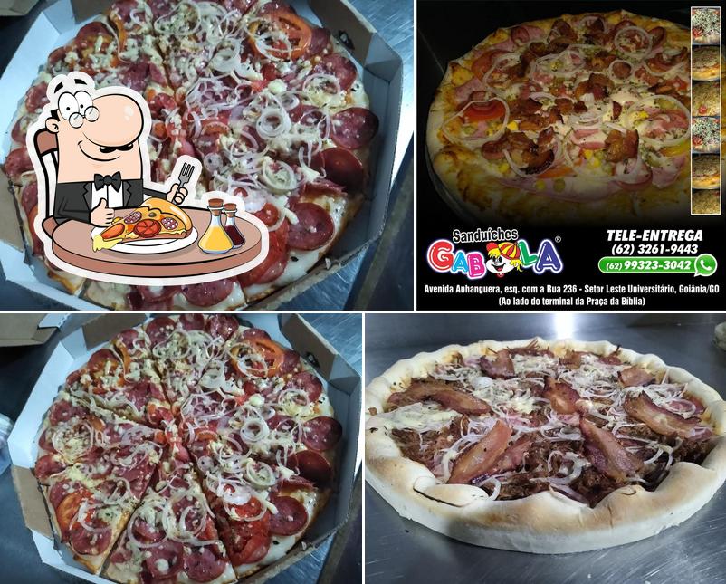 Peça pizza no Gabola Sanduíches