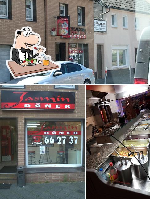 Voici l’image indiquant la nourriture et intérieur sur Jasmin Döner Inh. Sercan Efecan