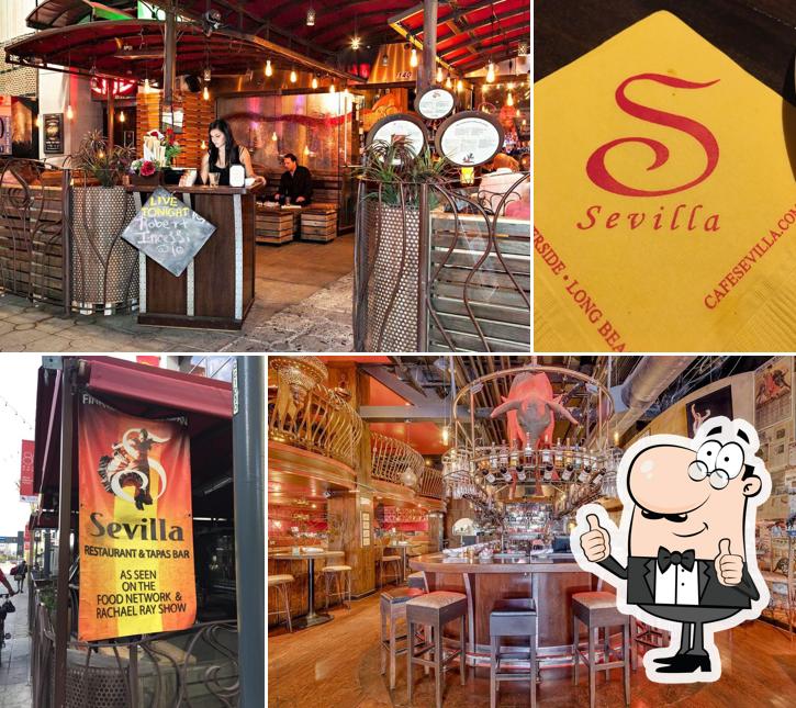 Here's a picture of Cafe Sevilla of Long Beach