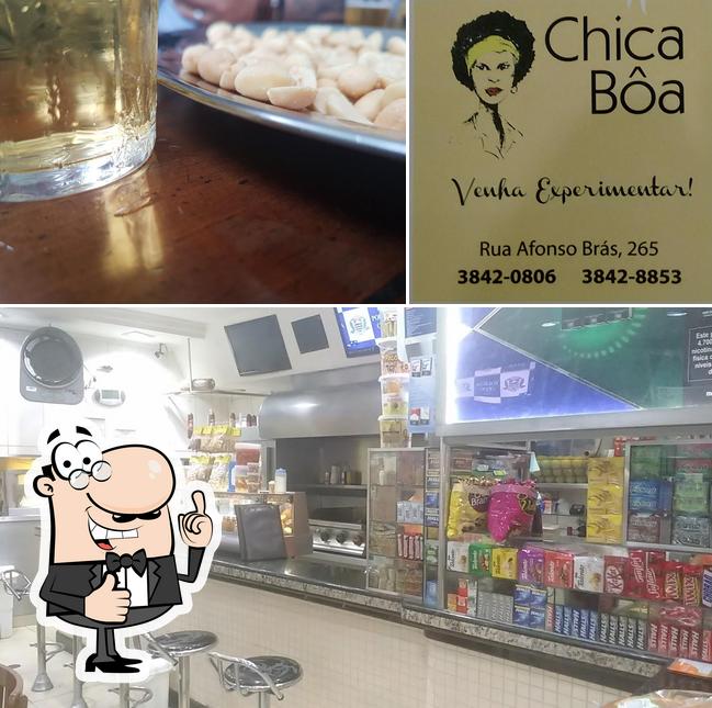 Here's a pic of Bar e Café Chica Boa