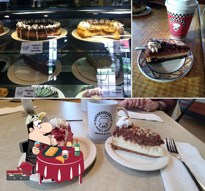 My Daddy's Cheesecake Bakery and Cafe provides a range of sweet dishes