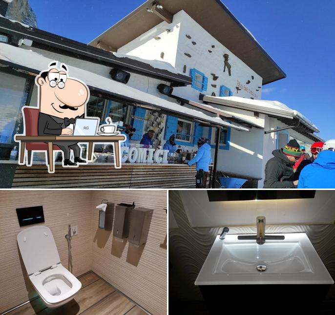 Gli interni di Rifugio Emilio Comici