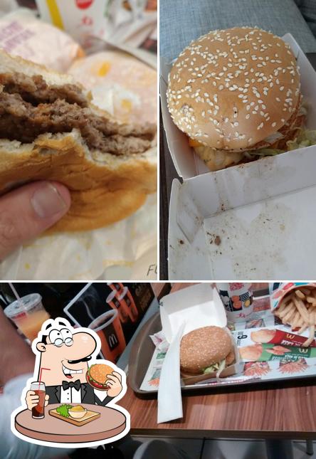 Consiga um hambúrguer no McDonald's