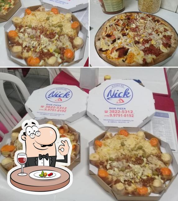 Comida em Pizzas do nick