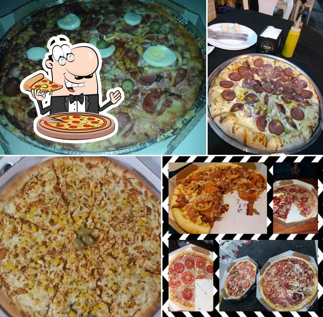 Consiga pizza no Lanchonete Fundo De Quintal