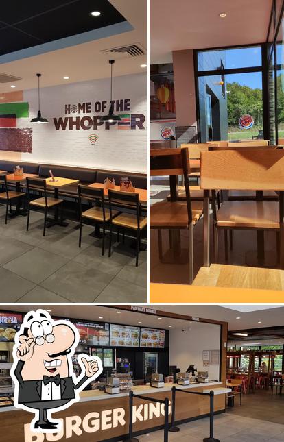 L'intérieur de Burger King