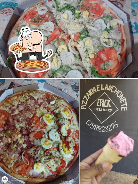 No Erick Delivery, você pode pedir pizza