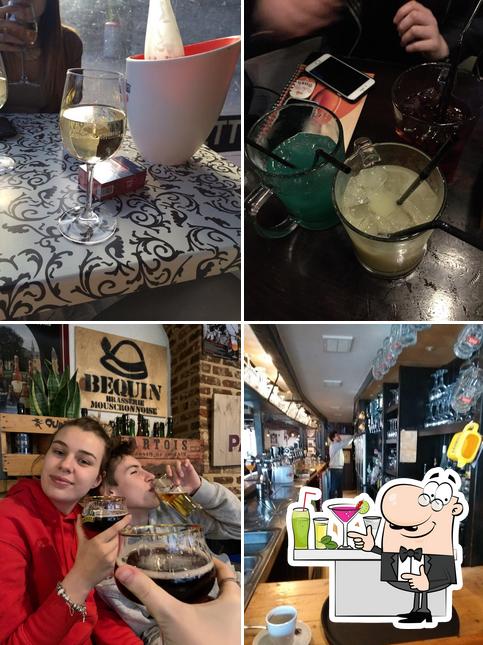 Voici l’image représentant la comptoir de bar et boire sur Le Brasseur - Mouscron