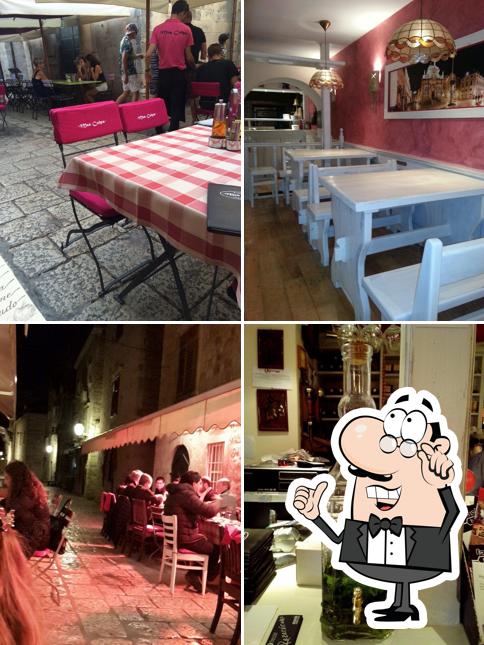 Gli interni di Mea Culpa Pizzeria & Trattoria Dubrovnik