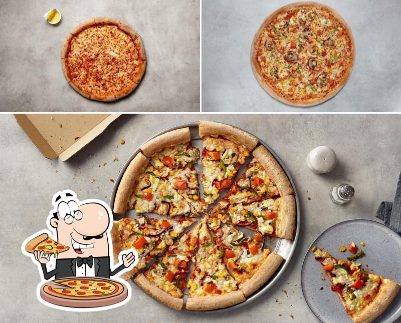 Try out different types of pizza