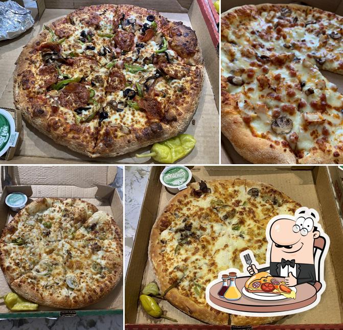 A Papa Johns Pizza, vous pouvez prendre des pizzas