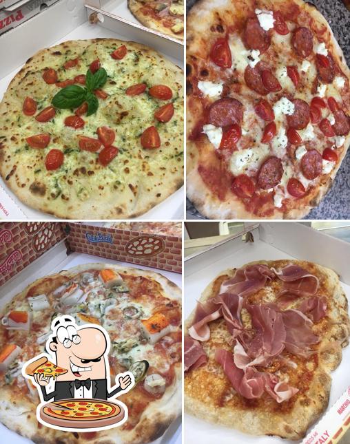 A Pizza Family, vous pouvez prendre des pizzas