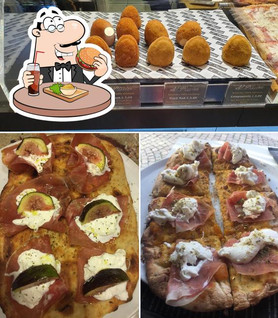 Ordina un hamburger a AL PIZZINO - Pinsa Romana, Pizza al taglio, Arancineria