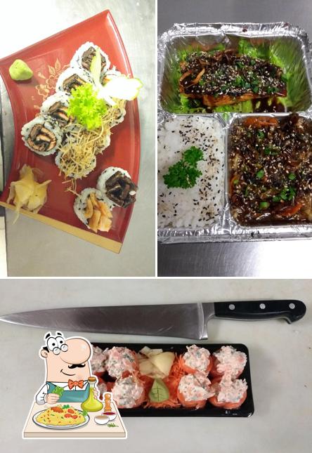 Comida em Japonês Sushi