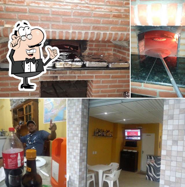 O interior do Pizzaria Júlia