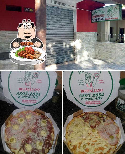 O Disk Pizza Do Italiano se destaca pelo comida e interior