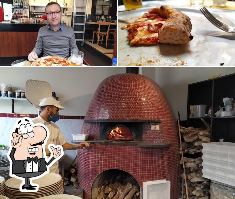 Dai un’occhiata alla foto che raffigura la interni e cibo di Pizzarè 77