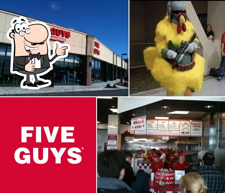 Look at the picture of Five Guys