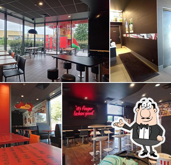 L'intérieur de KFC Limoges Sud