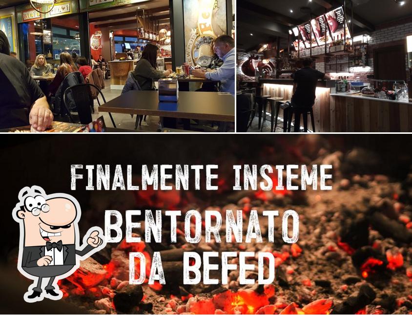 La immagine di interni e esterno da Befed Brew Pub Sacile