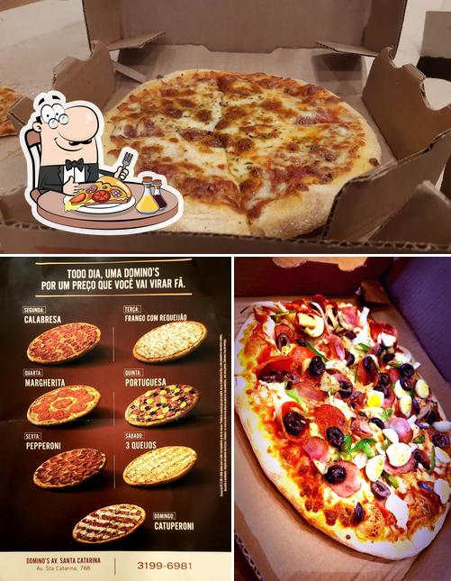 Consiga pizza no Domino's Pizza - Vila Mascote