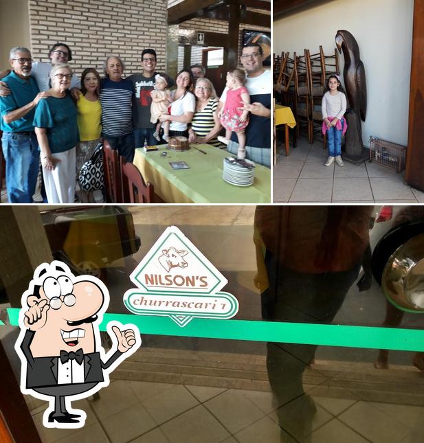 O interior do Nilson´s Churrascaria