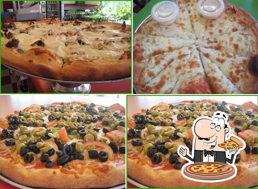 Get pizza at Mario's Pizza & Donair