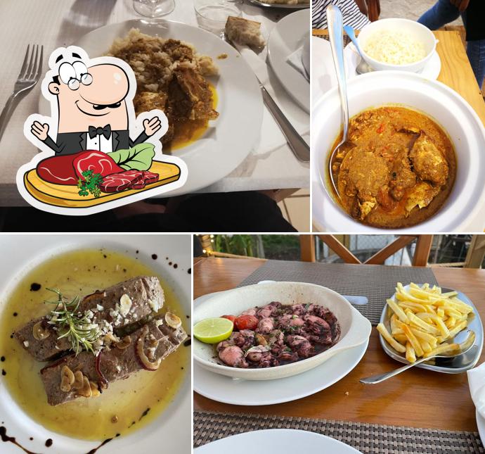 Pide un plato con carne en Restaurante Costa Do Sol