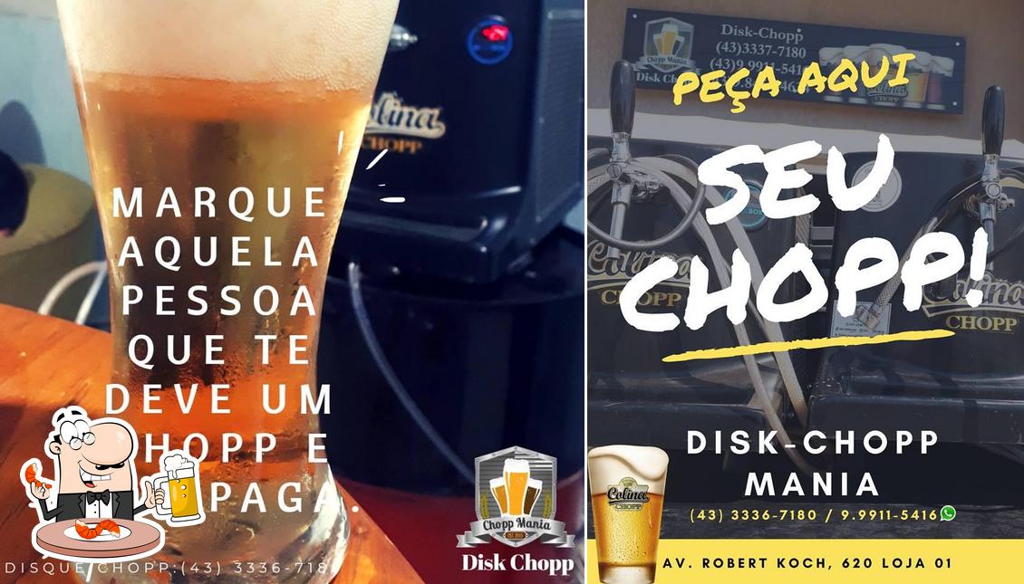 Disk Chopp Mania offerece uma gama de cervejas