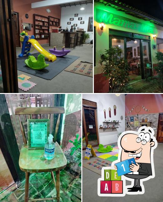 This is the image displaying play area and interior at Pizzaria Mama Mia Delivery