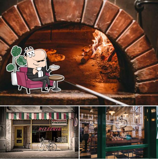 El interior de Pizzaria Pinguim