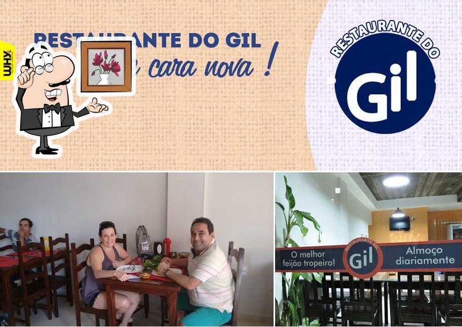 O interior do Restaurante do Gil