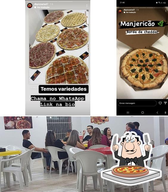 Experimente diversos tipos de pizza