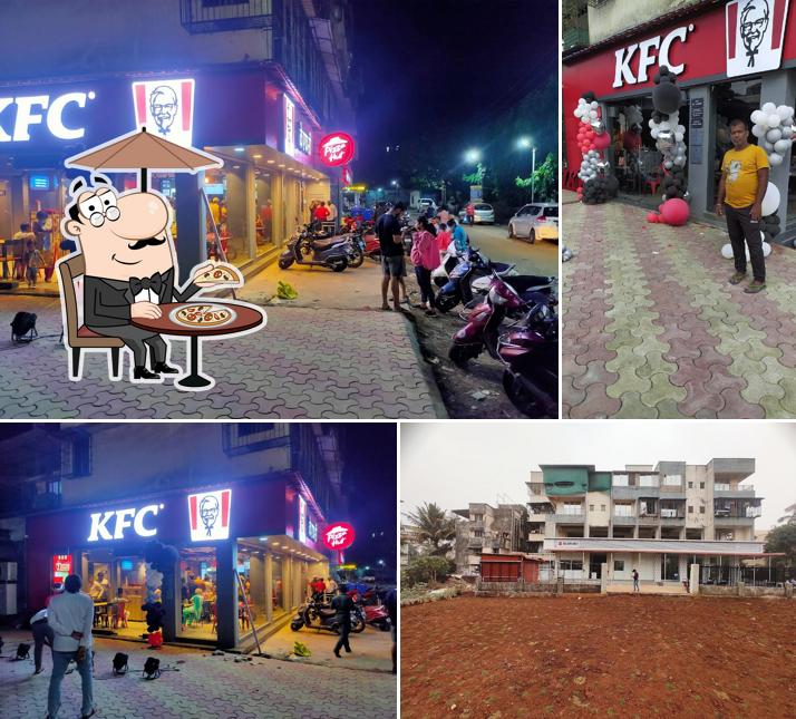 The exterior of KFC