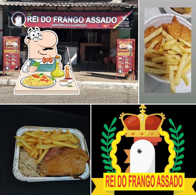 Comida em Rei do Frango Assado