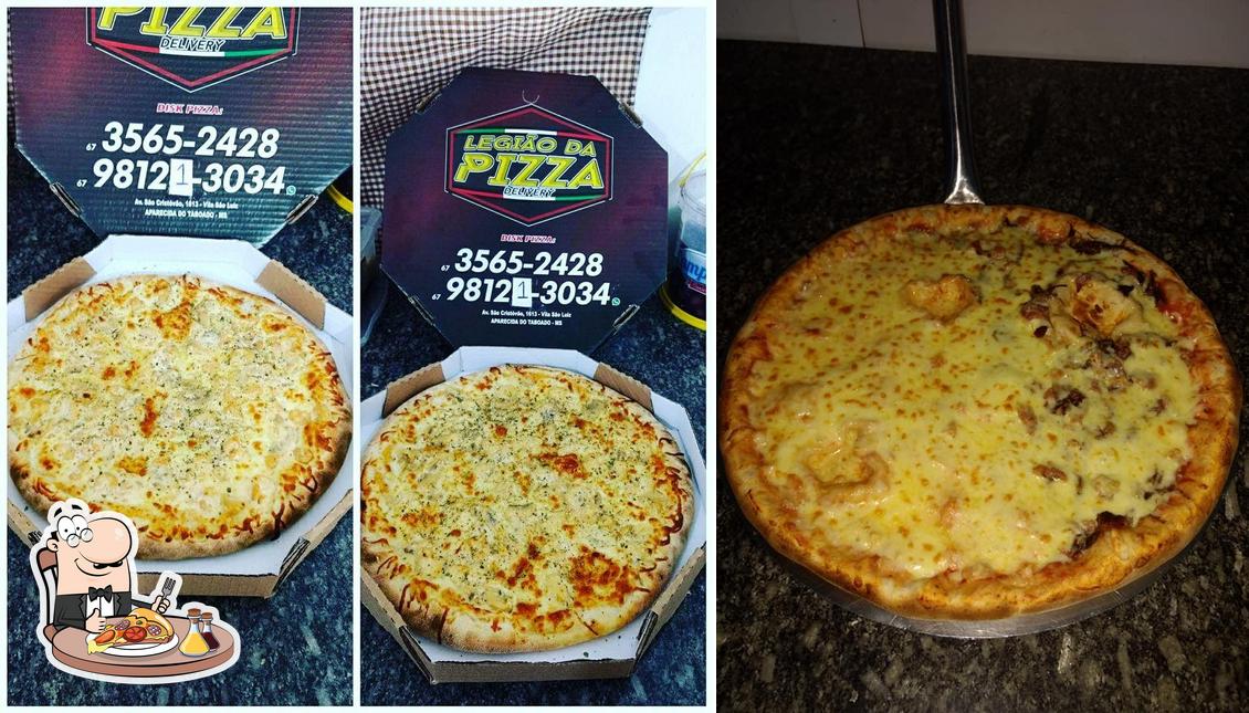 En Legião da Pizza, puedes disfrutar de una pizza