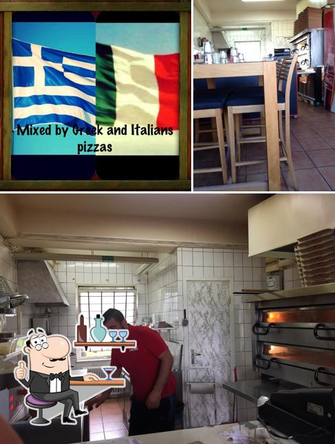 The interior of Empoli Gyros & Pizza