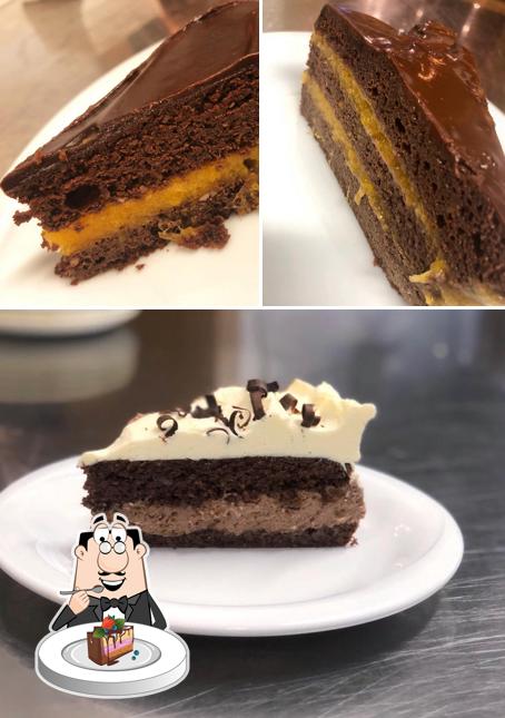 Torta al cioccolato al Restavracija SuperBabi